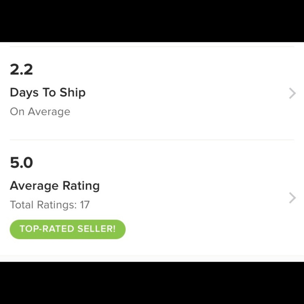 Thank you for shopping with me! I take pride in each item I ship.